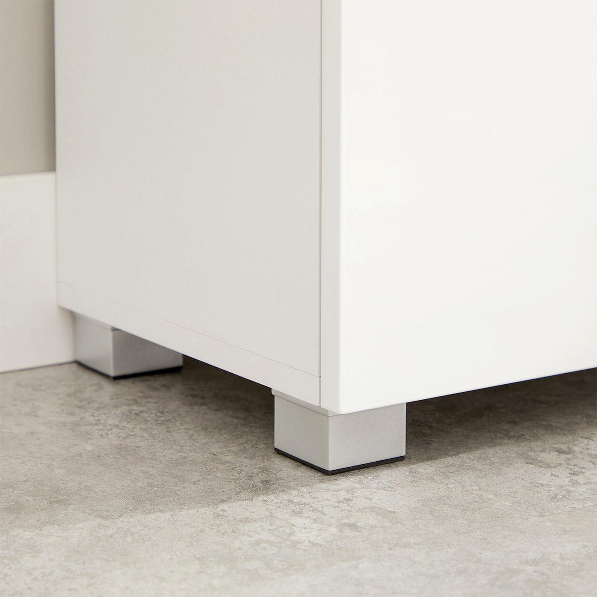 BADEZIMMERSCHRANK THIMPHU - Weiß, Holzwerkstoff (30/80/60cm) - Hansiro