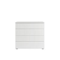 KOMMODE Weiß 91/84/42 - Weiß, Holzwerkstoff (91/84/42cm) - RAUMHIRSCH FURNITURE