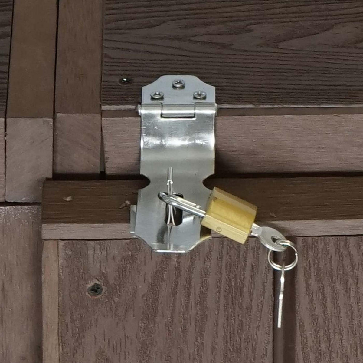 MÜLLTONNENBOX ERWEITERUNG Braun - Braun, Metall (79/117/105cm) - MCW
