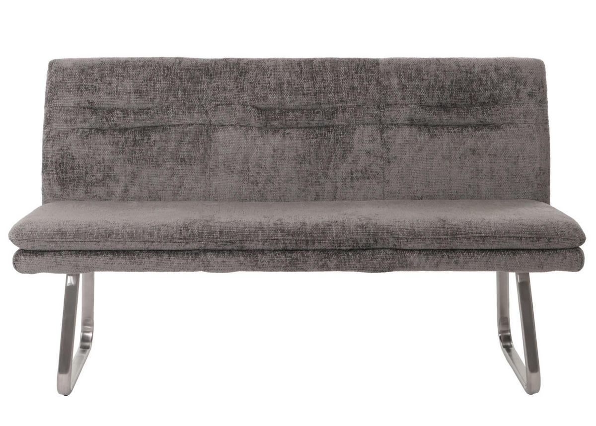 SITZBANK Grau - Grau, Textil (160/90/58cm) - MCW