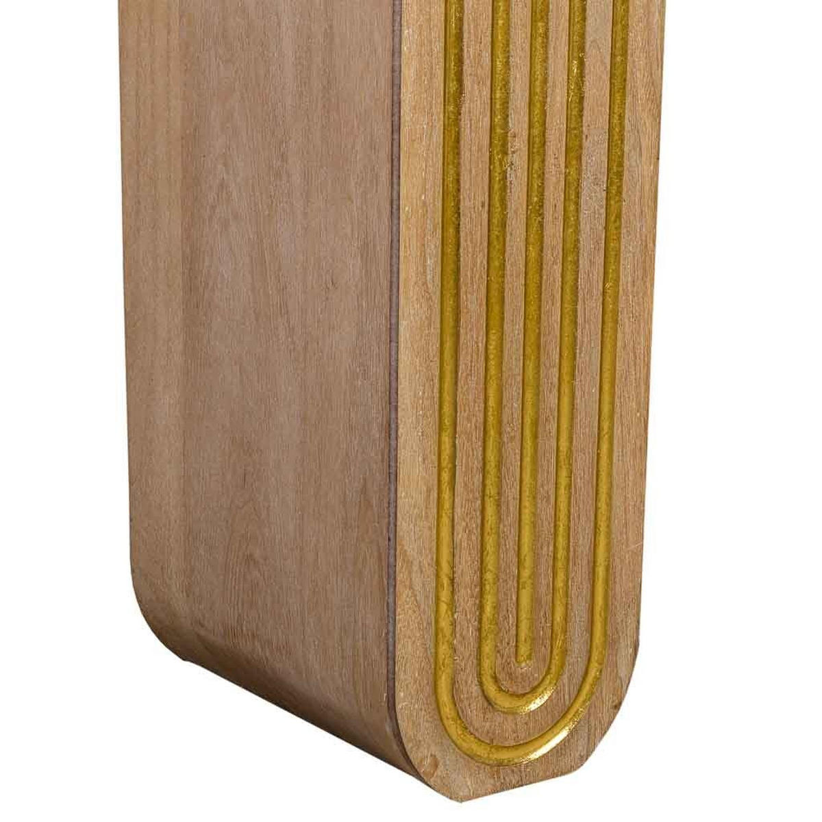 FLURTISCH aus Holz, braun, 141x40x82 - Braun, Holz (40/140/81cm) - Wanderlust