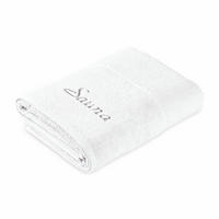 SAUNATUCH PEARL - Weiß, Textil (80/200cm) - Möve for Frottana