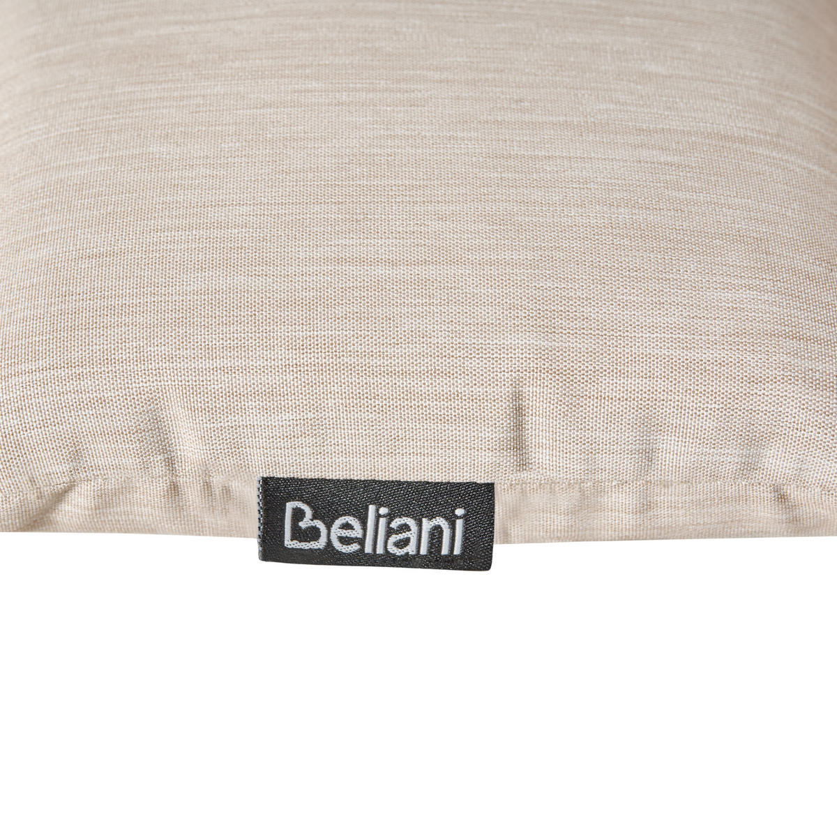 LIEGENAUFLAGE Hellbeige 60/180 cm Brescia Premium - Beige, Textil (180/5/60cm) - Beliani