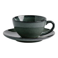 TASSE MIT UNTERTASSE Dobble - Grün, Stein (0.17L) - home&you