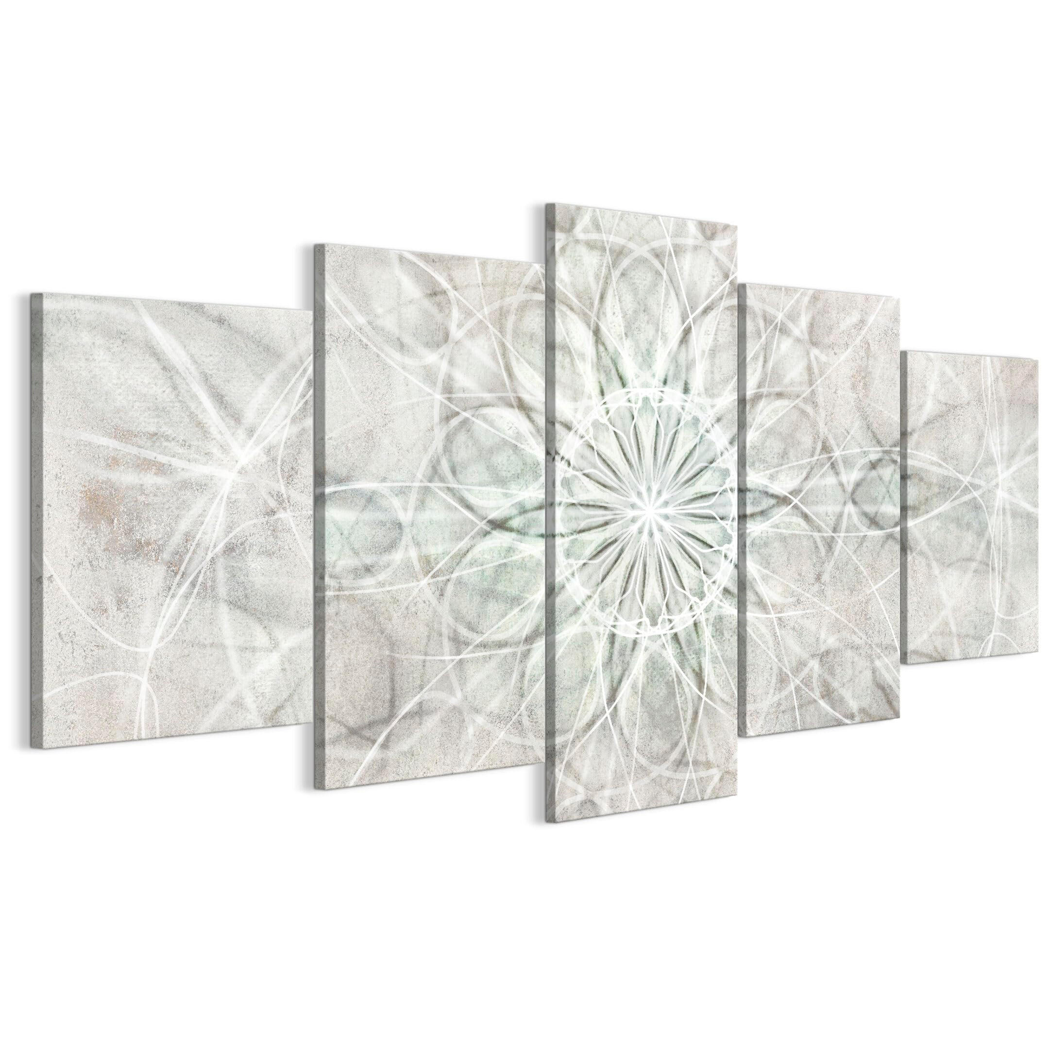 LEINWANDBILD Boho 5-tlg. 200x100 cm - Multicolor, Holz (200/100cm) - LUMASOUL