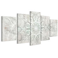 LEINWANDBILD Boho 5-tlg. 200x100 cm - Multicolor, Holz (200/100cm) - LUMASOUL