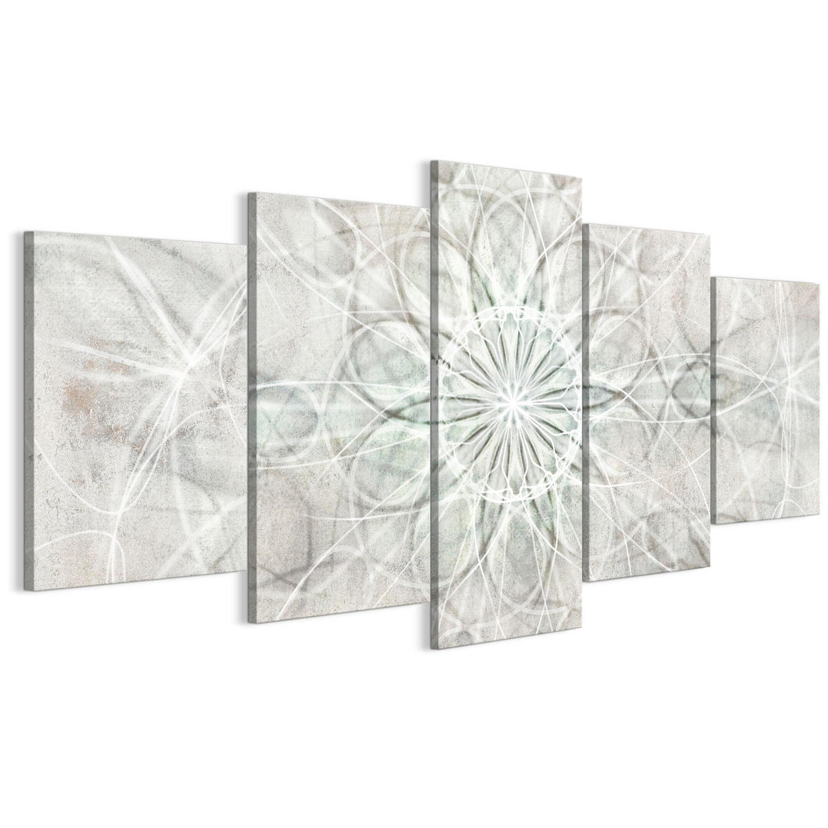 LEINWANDBILD Boho 5-tlg. 200x100 cm - Multicolor, Holz (200/100cm) - LUMASOUL