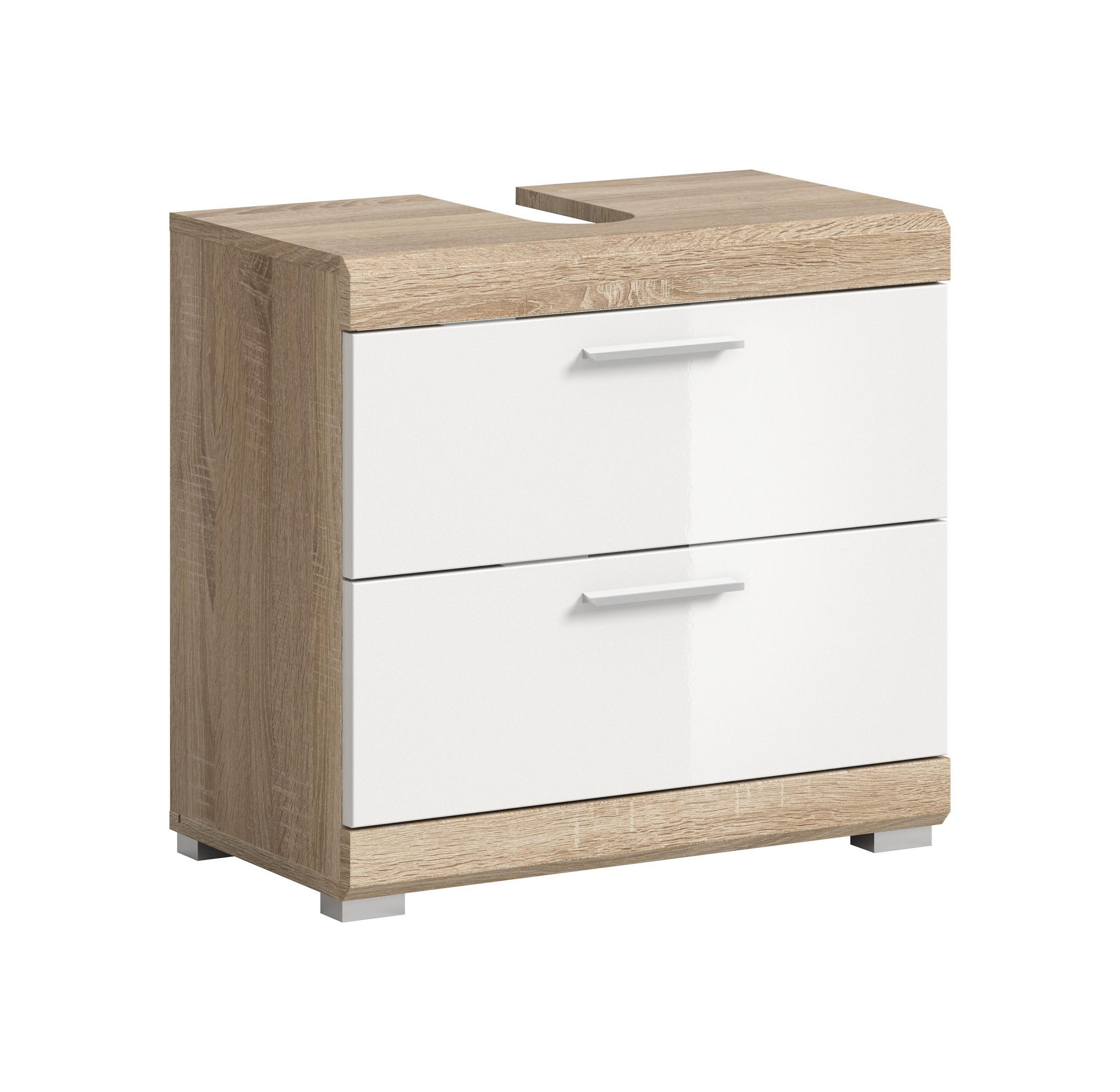 Homes & Jones Waschbeckenunterschrank Sonoma Eiche 60x56x37 cm