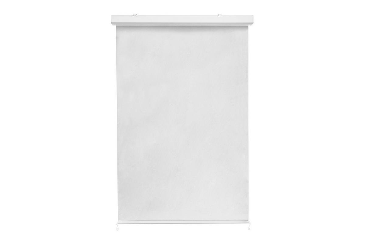 MARKISEN für Pergola VADA 2er-Set, weißes Aluminium, H.250 x B.135cm - Weiß, Metall (135/250/135cm) - Cazeboo