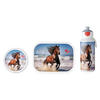LUNCHSET Campus Wild Horse 3er Set - Braun/Hellblau, Kunststoff (1/1/1cm) - Mepal