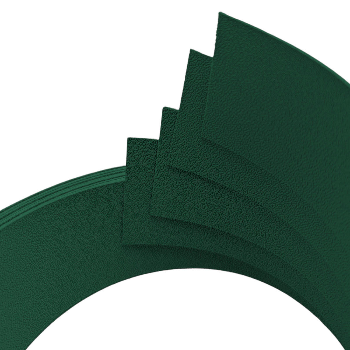 SICHTSCHUTZSTREIFEN Premium Viertel Set Grün 2,55m - Grün, Kunststoff (255/4.7cm) - ZAUN|ZU