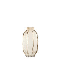 VASE Tejeda - Braun - 20.5/20.5/38 cm - Braun, Glas (38cm) - Light & Living