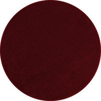 TEPPICH Flur Einfarbig Pflegeleicht Waschbar Wohnzimmer OEKO-TEX Rund Rot 200x200 cm Diele – MAIN - Rot, Textil (200/200cm) - KADIMA DESIGN