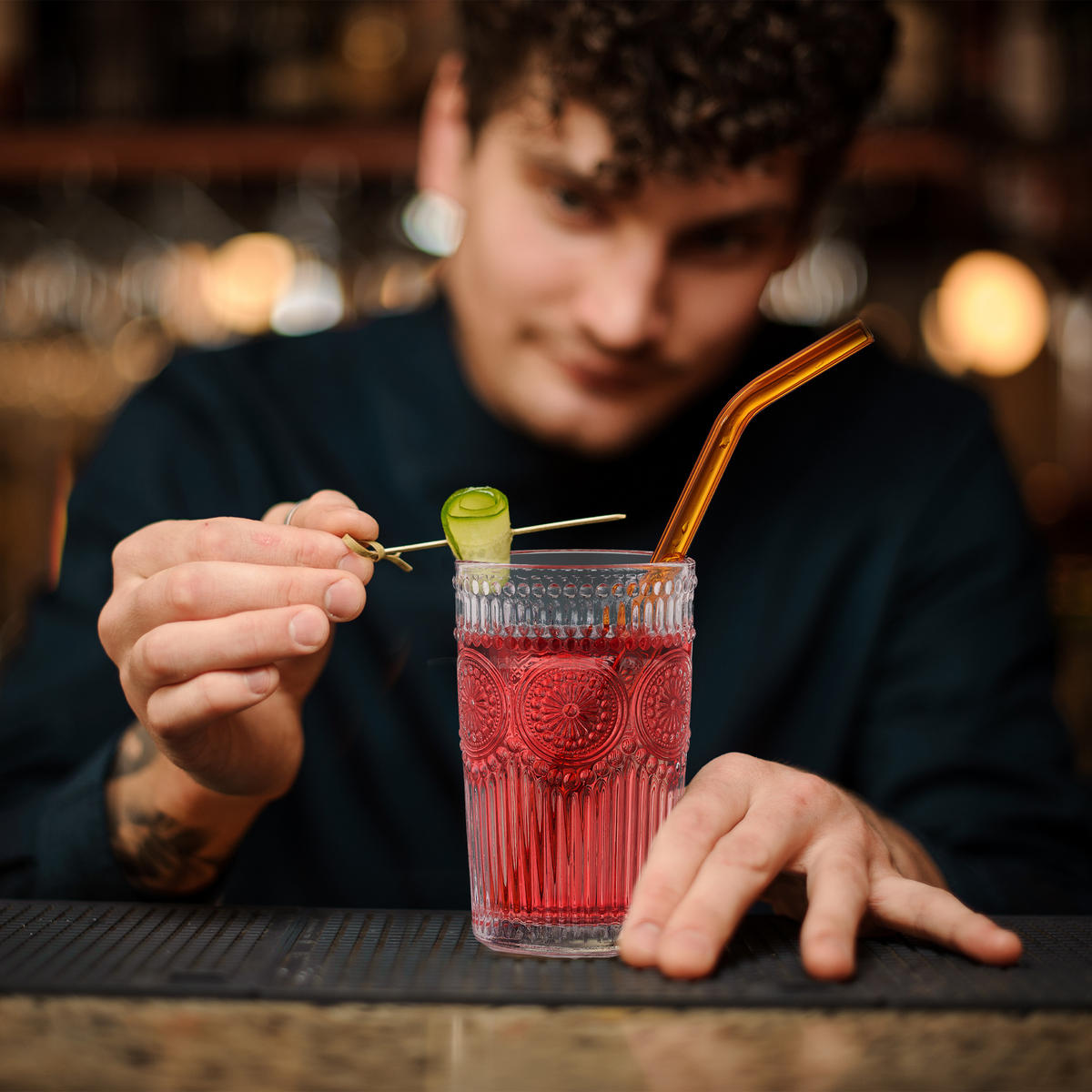 4xTRINKGLAS - Transparent, Glas (0.45L) - Relaxdays