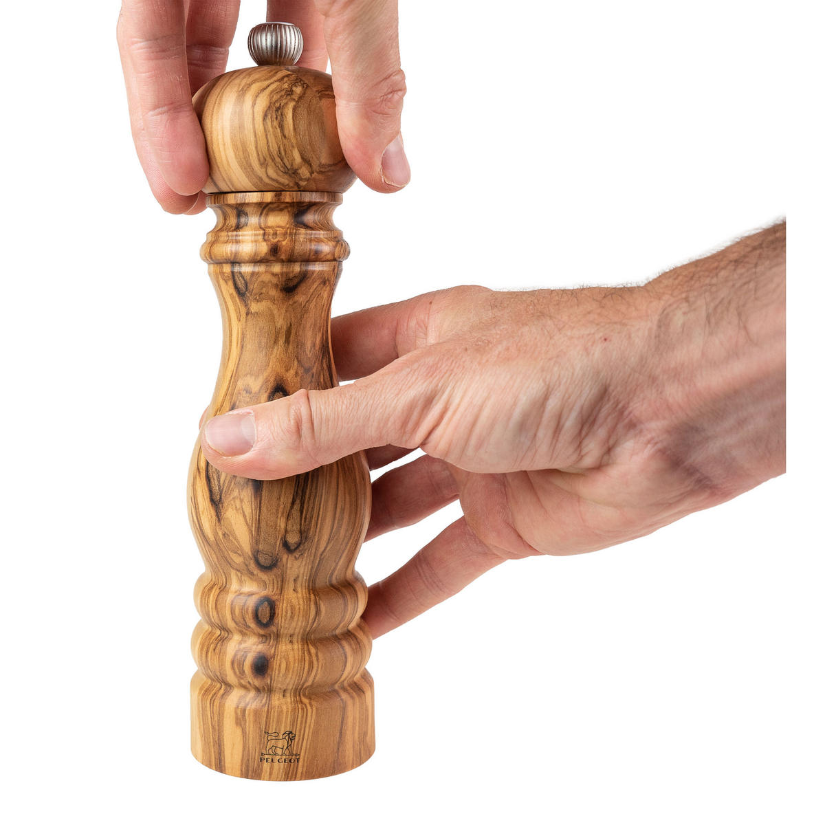 PFEFFERMÜHLE Paris 22cm Olivenholz Stahlmahlwerk - Braun, Holz (5.9/22/5.9cm) - PEUGEOT