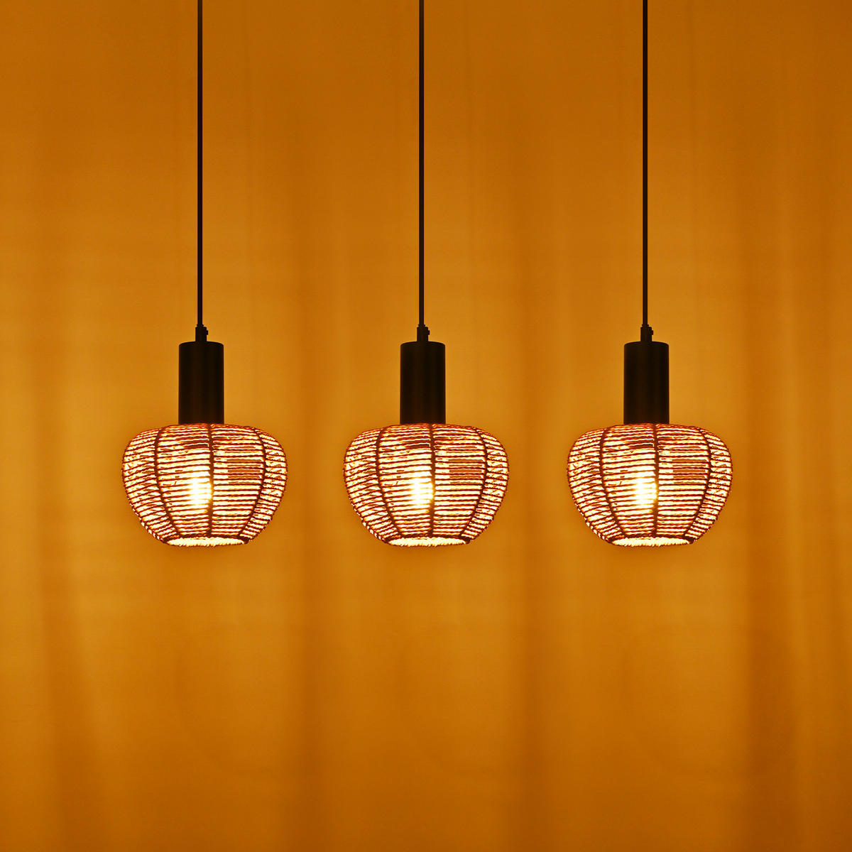 PENDELLEUCHTE Celeste 70/56/120 cm - Braun, Metall (70/56/120cm) - ZMH