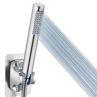HANDBRAUSE Komplett aus Metall Chrom Hochdruck - Silberfarben, Metall (3/12.7/20cm)