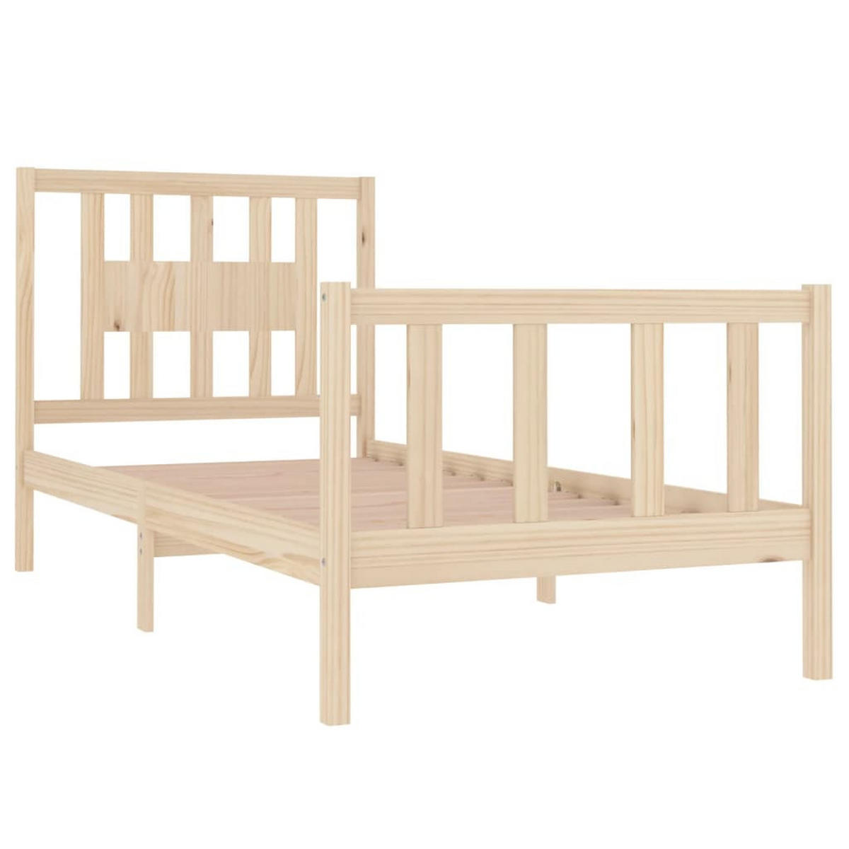 BETT Naylor 100/195.5 cm - Braun, Holz (100/190cm) - Nettlife