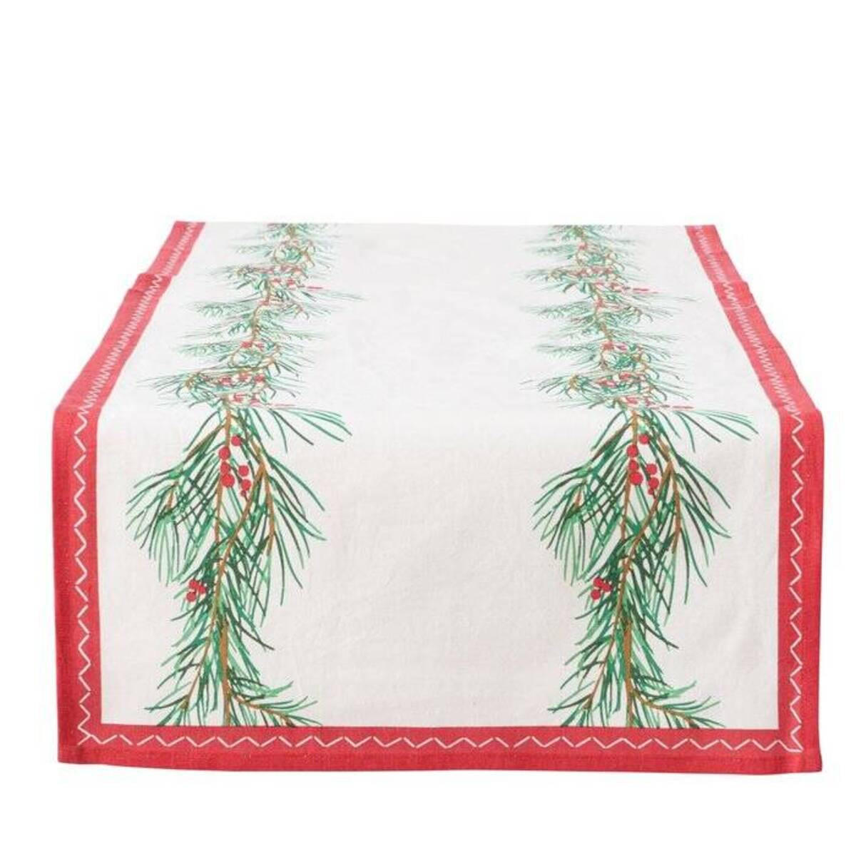 TISCHLÄUFER Charlene 140 cm - Multicolor, Naturmaterialen (140cm) - Boltze Home