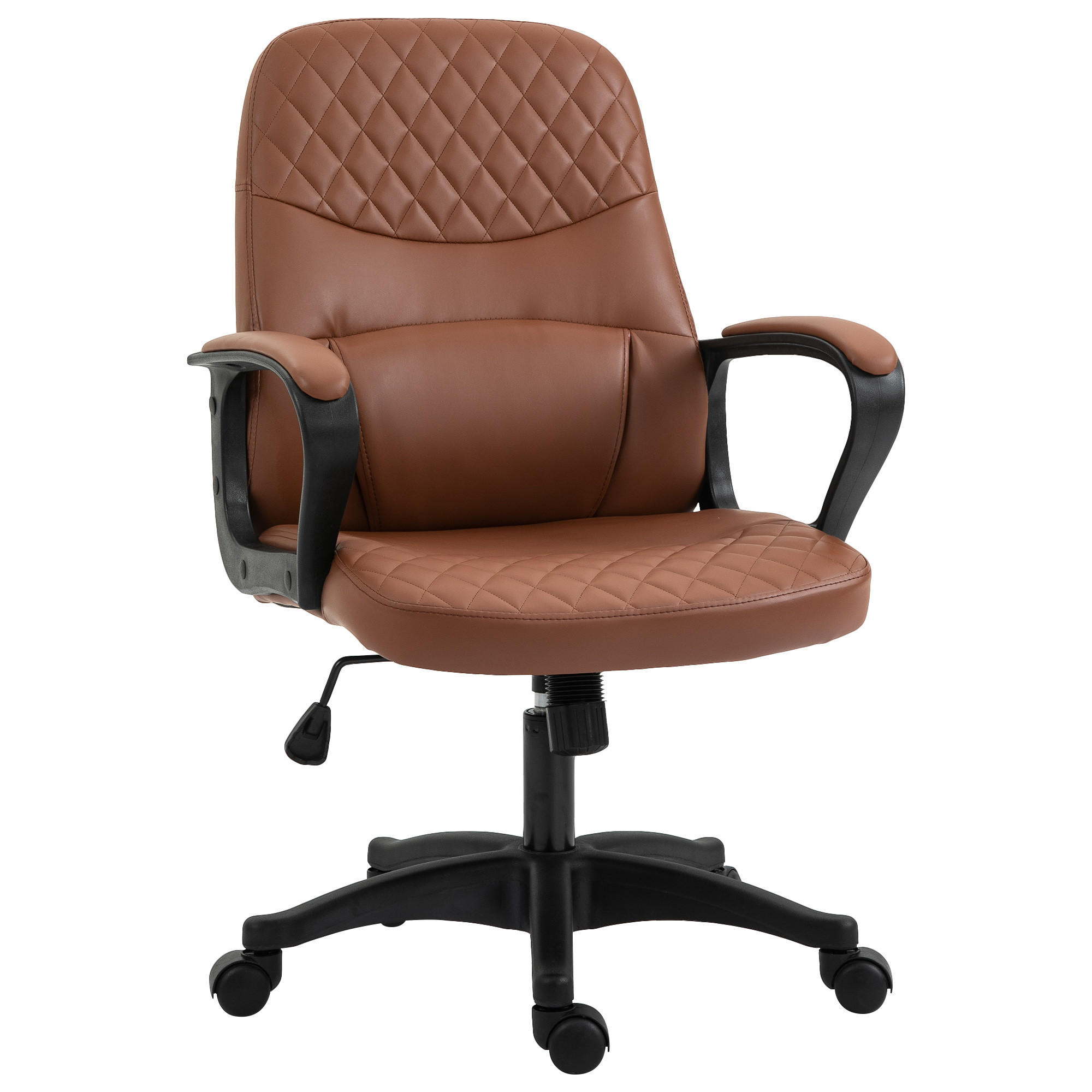 SCHAUKELSTUHL, 2 Massagepunkte, USB, Kunstleder, braun, 59x63x92-101cm - Multicolor, Holzwerkstoff (59/101/63cm) - FORIOUS