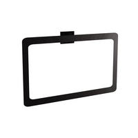 HANDTUCHHALTER Rea Ring 210 Oste Matt Black - Schwarz, Metall (6/13.5/22.5cm) - REA