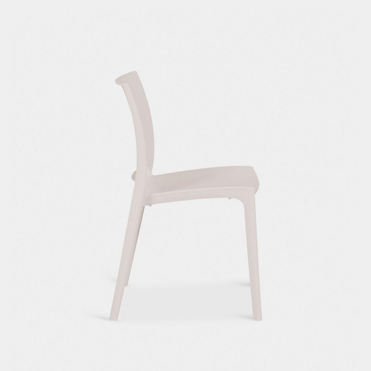 STUHL FÜR DRAUSSEN Keir Beige 41 cm x 81 cm - Beige, Kunststoff (41/81/52cm) - Klast Home