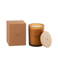 DUFTKERZE ACCORDS ESSENTIALS - Dunkelorange - 52 Std. - Dunkelorange, Paraffin (10.5/14cm) - J-Line