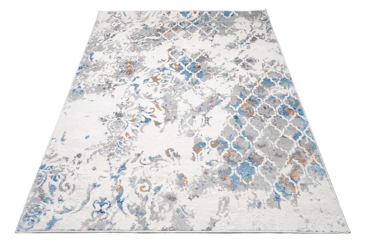 TEPPICH VALLEY Grau Blau 200/300 cm - Blau, Textil (200/300cm) - Tapiso