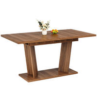 ESSTISCH ausziehbar 120-160/80/76 cm DE-39645 Dunkelbraun - Dunkelbraun, Holzwerkstoff (80/160/76cm) - ComfortXL