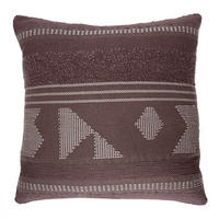 DEKOKISSEN Crafty kastanienbraun 50x50 - Rostfarben/Braun, Textil (50/50/12cm) - Malagoon