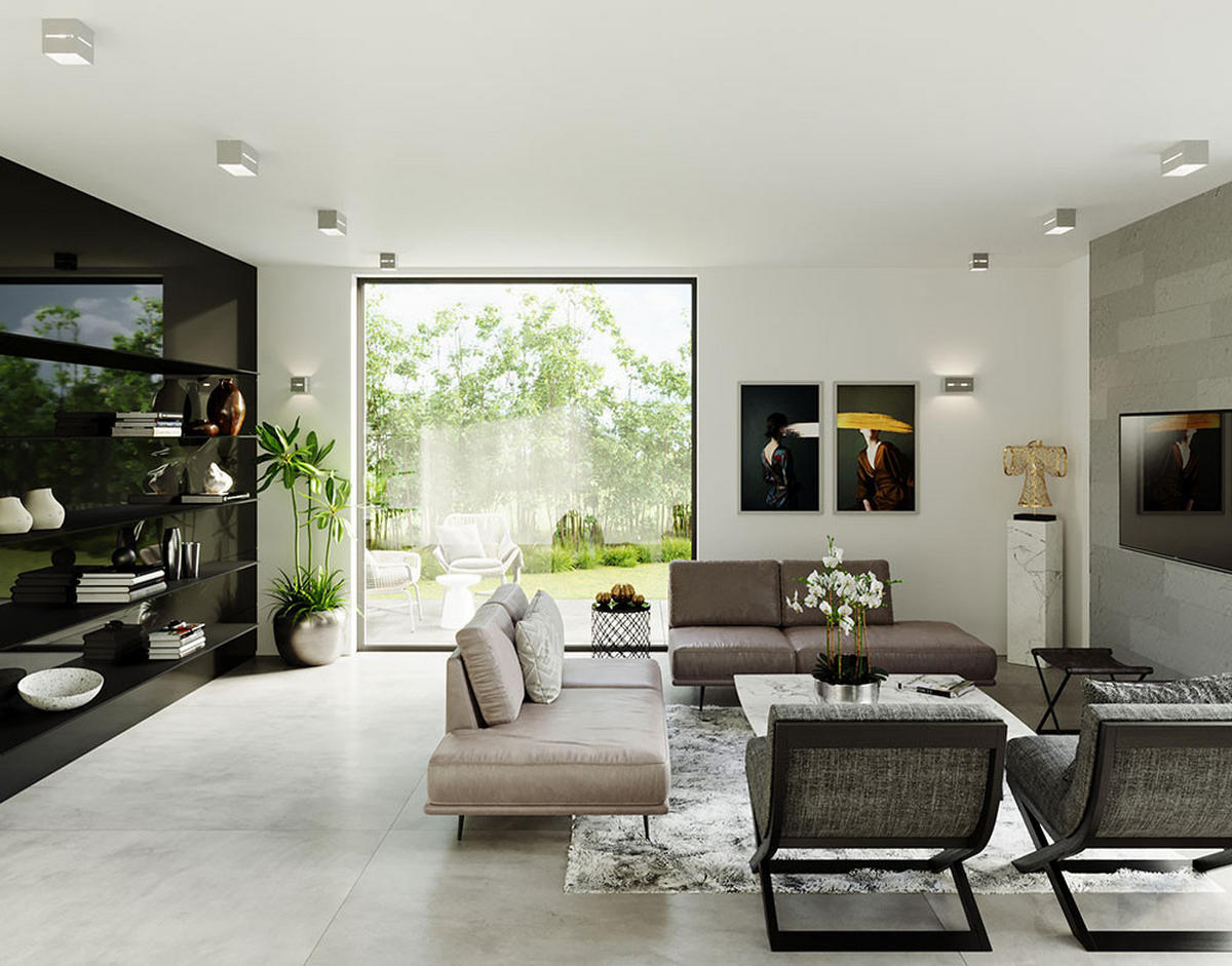 WANDLEUCHTE Aluminium Grau Up & Down - Grau, Metall (10/12/10cm)