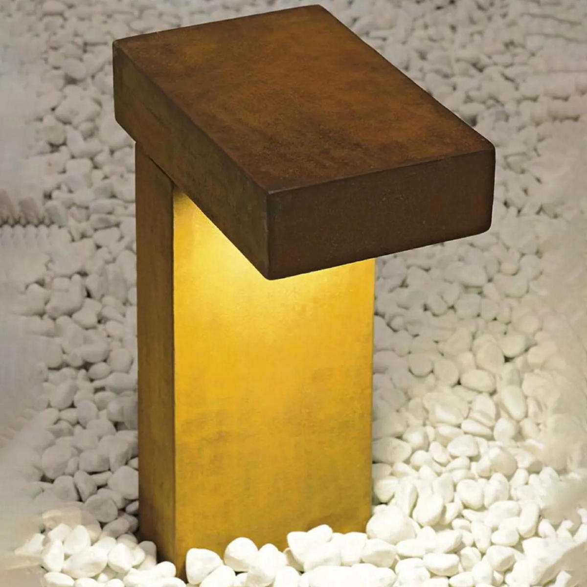 WEGELEUCHTE Rusty Rostfarbig - Rostfarben, Metall (25/25/40cm) - SLV