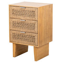 NACHTTISCH Rechteckig Braun 45 x 36 x 71 cm - Braun, Holz (45/71/36cm) - Nordlys