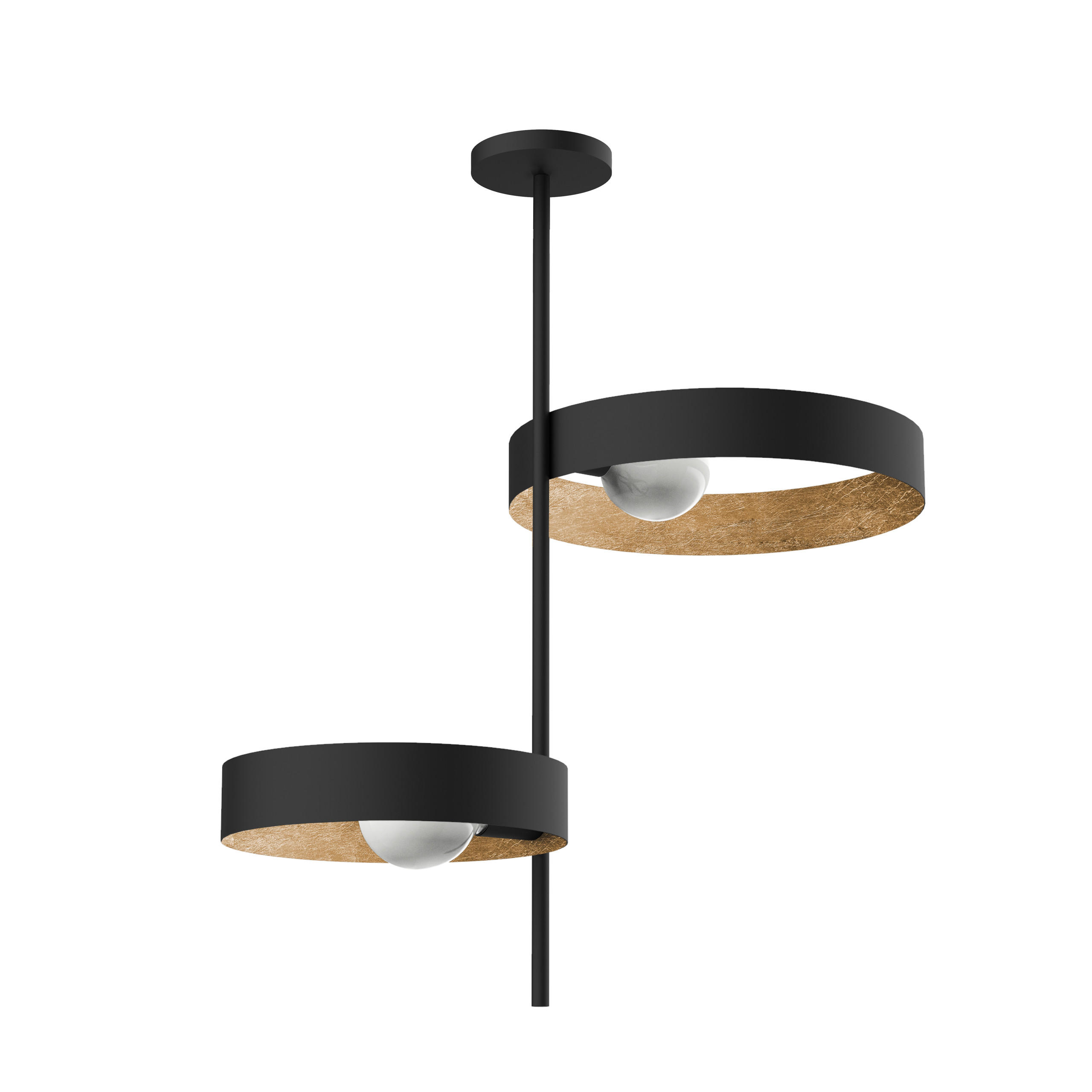 DECKENLEUCHTE - Goldfarben, Metall (40/70/80cm) - Lumicom