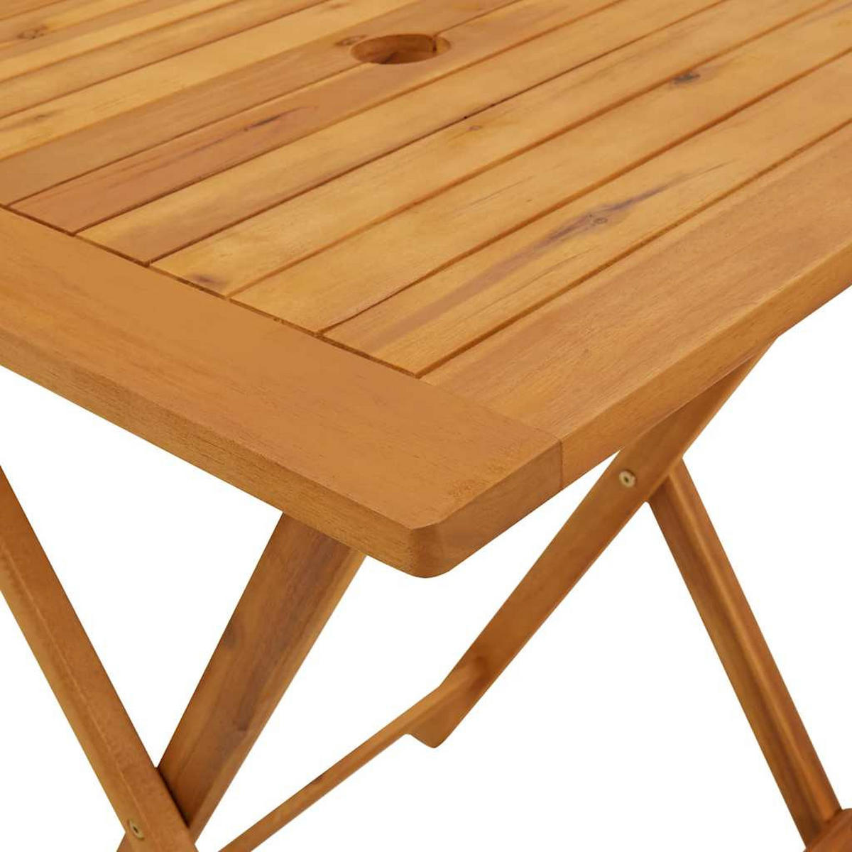 GARTENTISCH Tischgan 60/75/60 cm - Hellbraun, Naturmaterialien (60/60/75cm) - ZMH