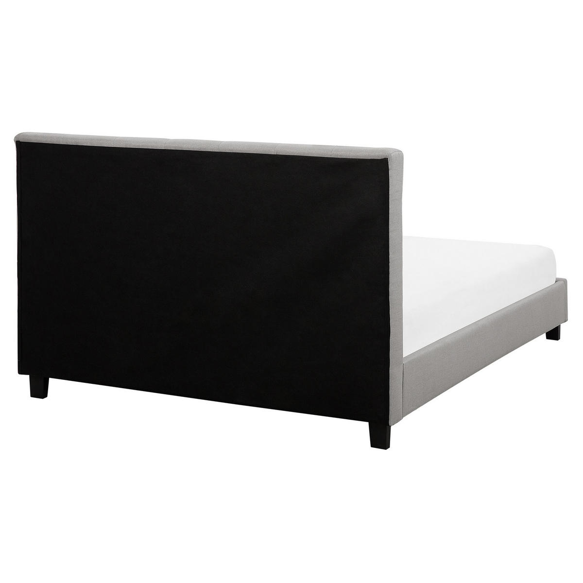 WASSERBETT 160x200 cm Grau La Rochelle - Hellgrau, Textil (160/200cm) - Beliani
