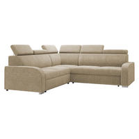 ECKSOFA Oslo 2rR2p - Silberfarben/Naturfarben, Holz/Kunststoff (250/250cm) - MIRJAN24