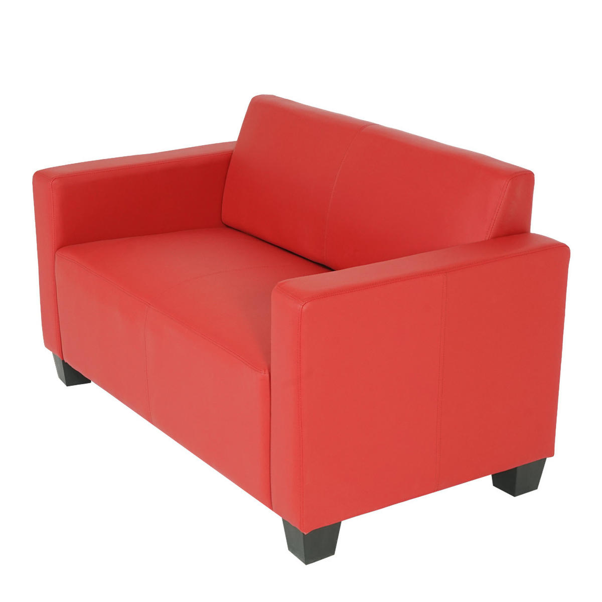 2-SITZER-SOFA Rot - Rot, Textil (136/76/72cm) - MCW
