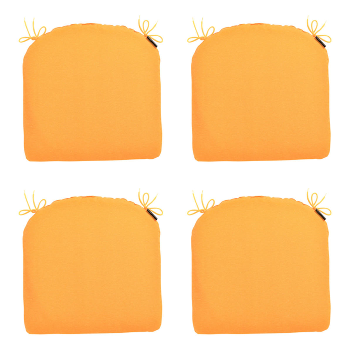 SITZKISSEN Panama 46/48 cm 4er-Set - Gelb, Textil (48/4/46cm) - Madison