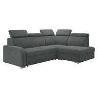 ECKSOFA Oslo 2rRLXp, Seite: Rechts 2R+R+LXP - Silberfarben/Grau, Holz/Textil (250/200cm) - MIRJAN24