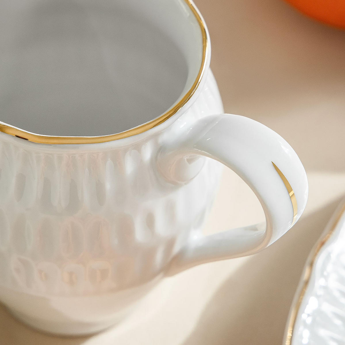 MILCHKÄNNCHEN CMIELOW SOFIA GOLDRAND aus Porzellan - Weiß, Keramik (0.25L) - KONSIMO®