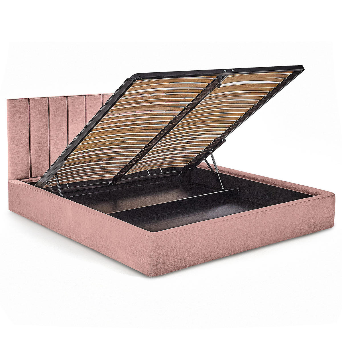 POLSTERBETT - Mauve, Textil (180/200cm) - home24