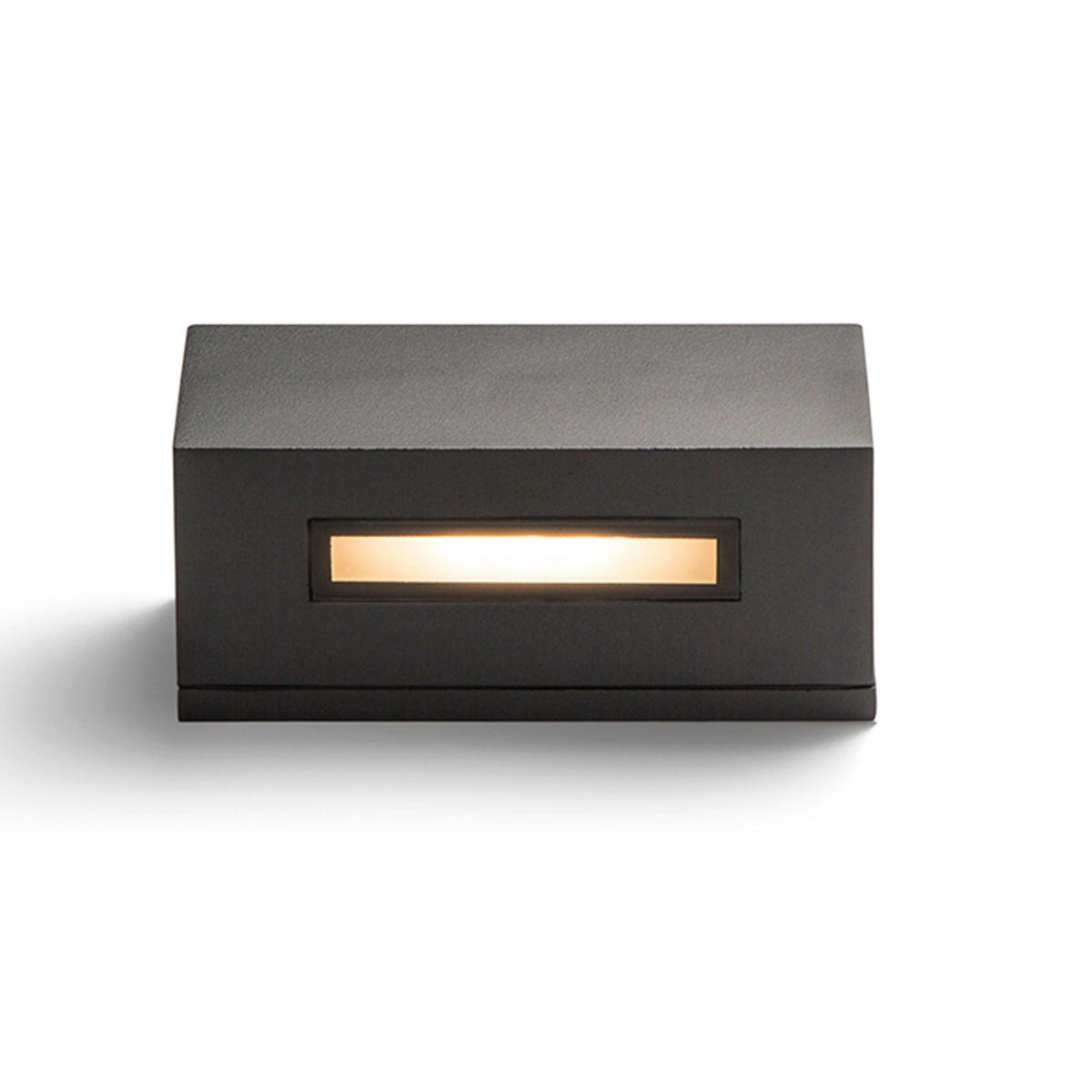 AUSSENLEUCHTE WOOP Anthrazitgrau 12 W IP54 - Grau, Metall (8/18/6cm) - Rendl