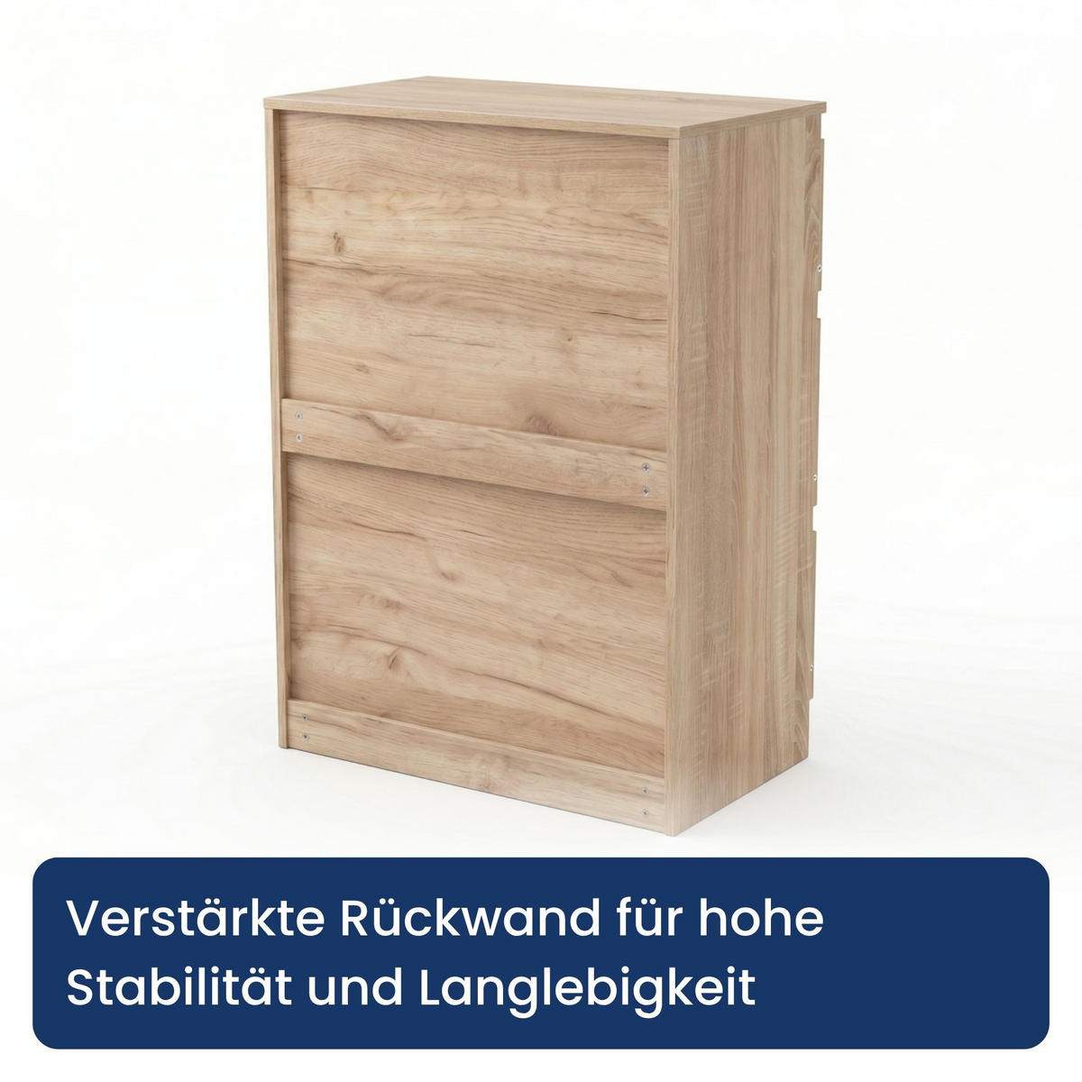 KOMMODE mit vier Schubladen in Sonoma - Sonoma Eiche, Holzwerkstoff (70/100/40cm) - Home Collective