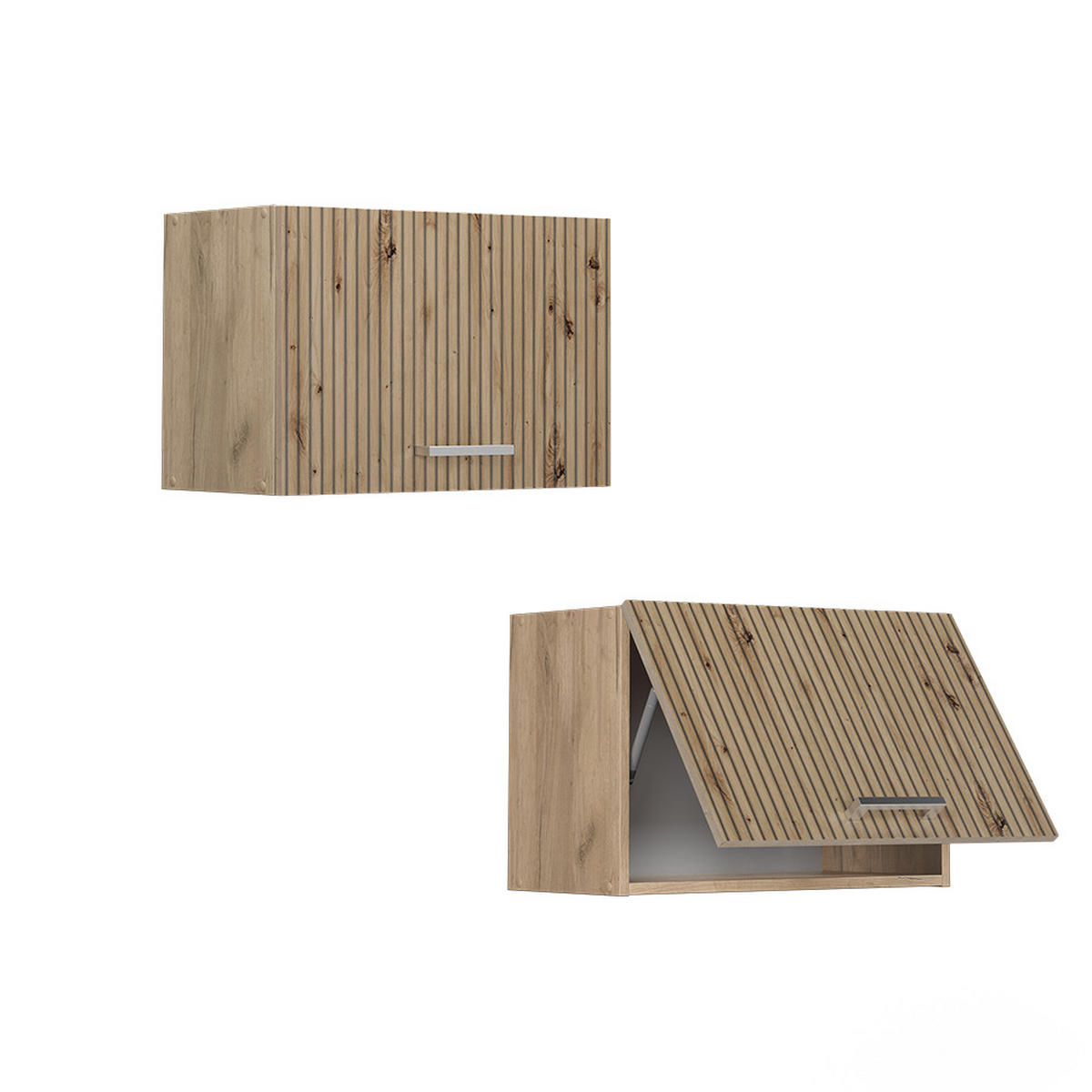 HÄNGESCHRANK R-Line Artisan-Eiche 60 cm Flach - Honigeiche/Eiche Wotan, Holzwerkstoff (60/40/31cm) - Vicco