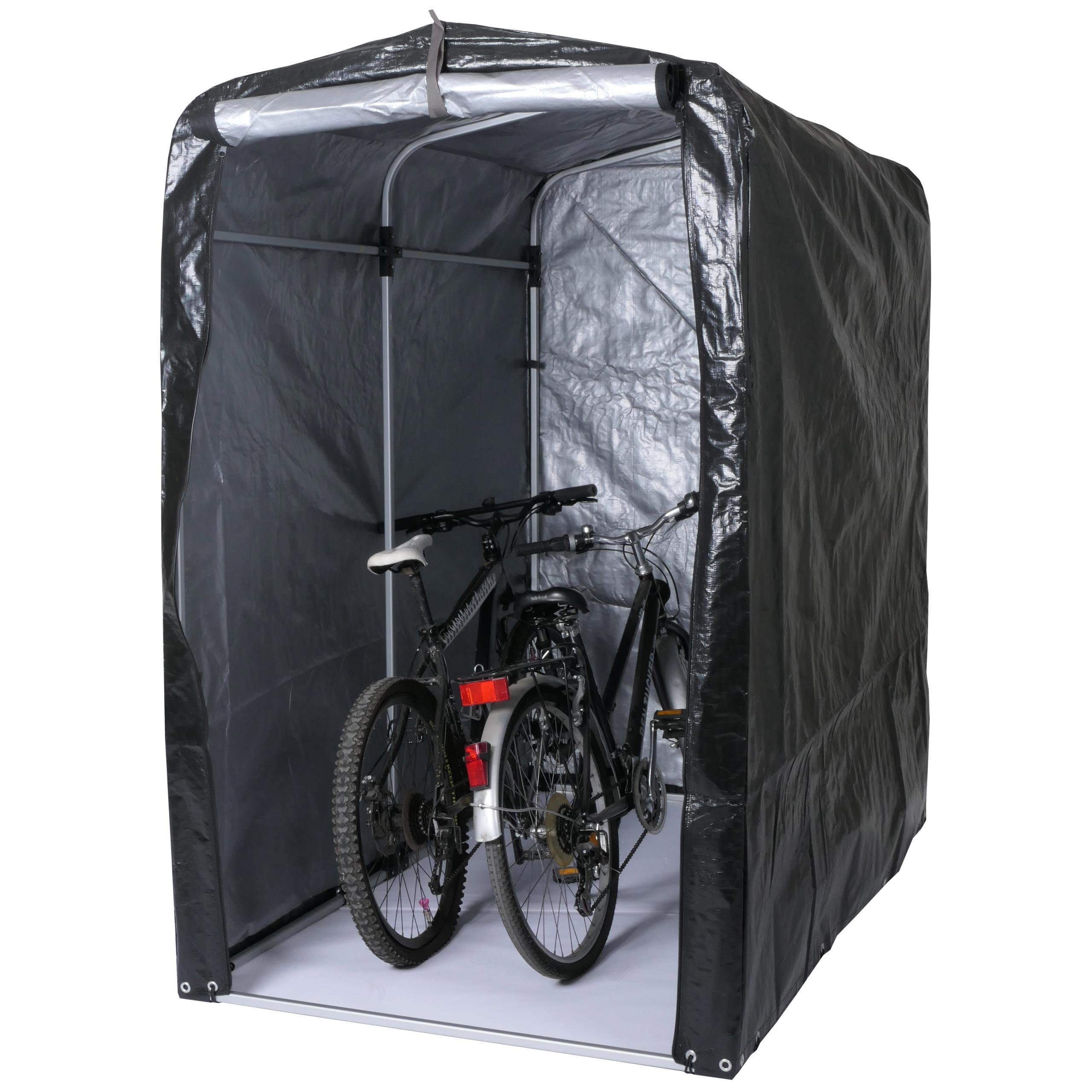 FAHRRADGARAGE 201x121x201cm Anthrazit - Anthrazit, Kunststoff (121/201/201cm) - PROREGAL