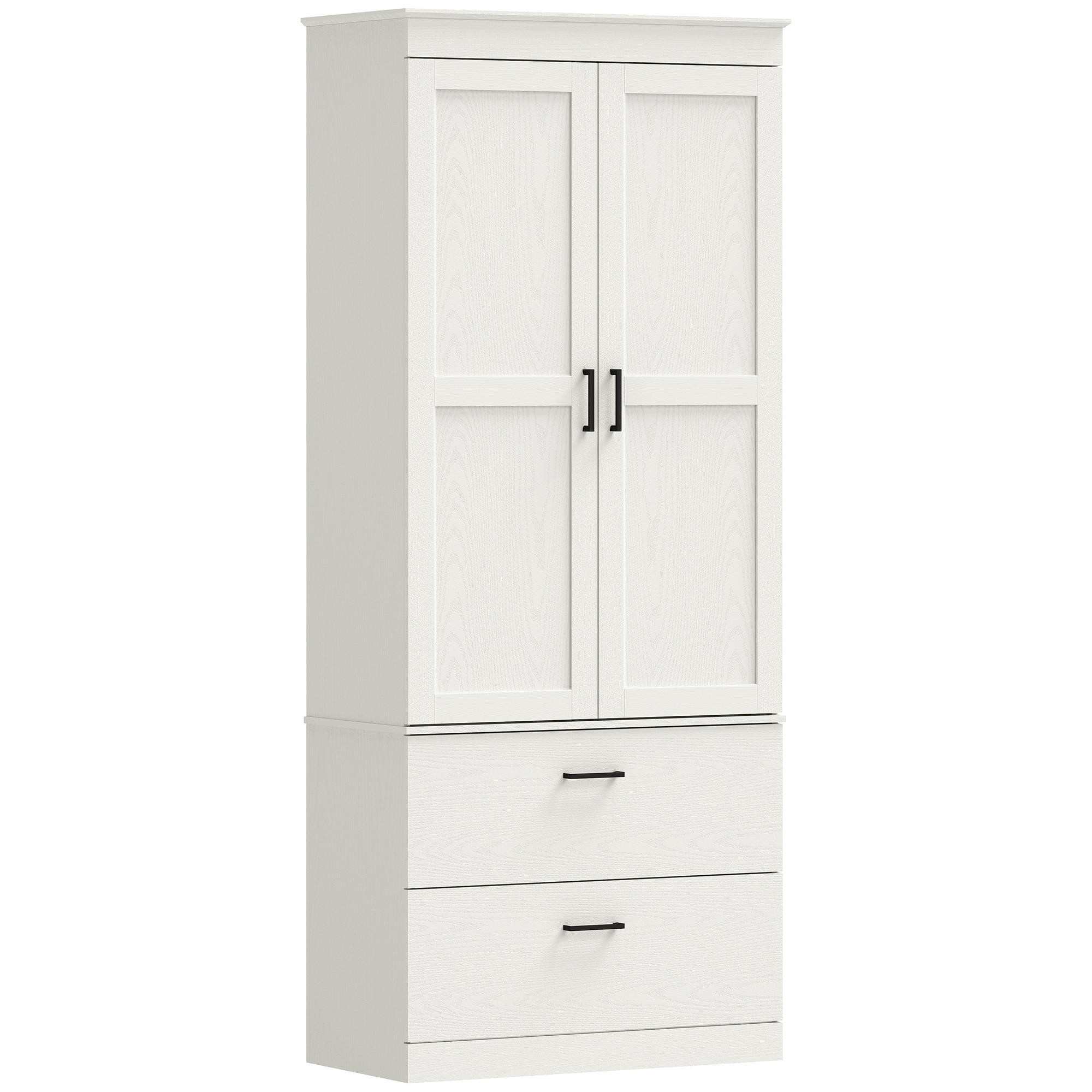 KÖKSSKÅP i spånskiva, krämvit Cremefärgad 178/39/75 cm