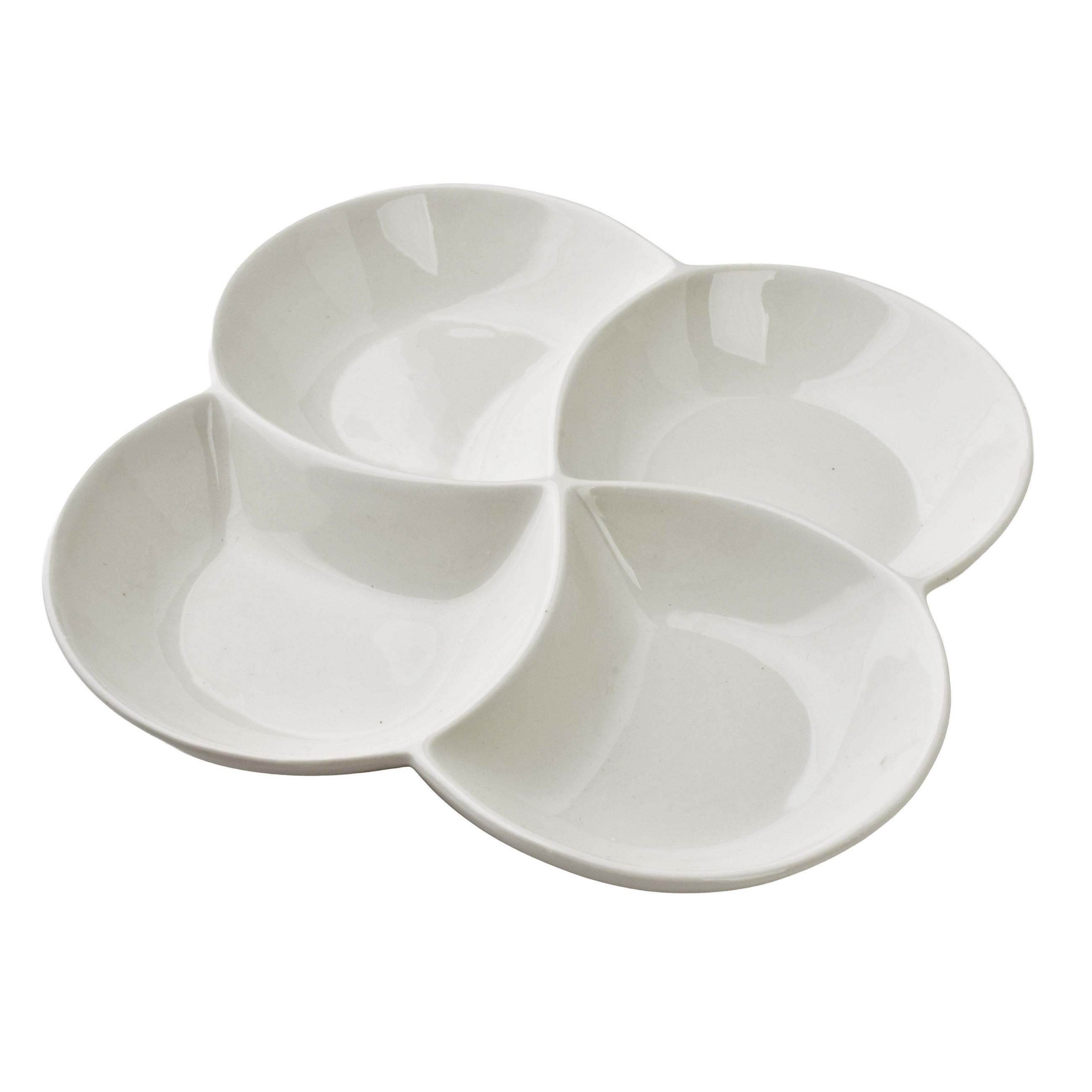 SERVIERPLATTE Basic weiß 22/22/3 cm Porzellan - Weiß, Keramik (22/3/22cm) - Mondex