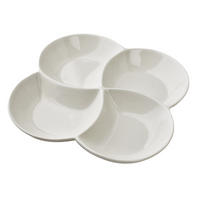SERVIERPLATTE Basic weiß 22/22/3 cm Porzellan - Weiß, Keramik (22/3/22cm) - Mondex