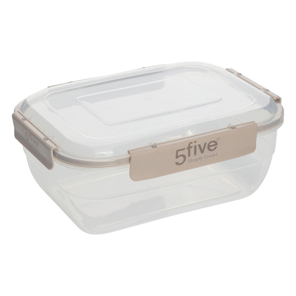 VORRATSDOSE Klic, 4-tlg., Rechteckig, Kunststoff - Transparent, Kunststoff (9.4/17.2/22.7cm) - 5five Simply Smart
